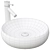 Designer Sink Set v002 3D model small image 5