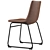 Modern Polygonal Centiar Dining Chair 3D model small image 4