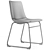 Modern Polygonal Centiar Dining Chair 3D model small image 7