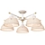 Elegant Citilux CL415251 Chandelier 3D model small image 1