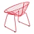 Leaf-Patterned Outdoor Lounge Chair 3D model small image 3