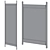 Ravello Wall Mirror by Kare Design 3D model small image 4