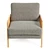 Cane Accent Armchair | Design Your Own 3D model small image 5