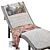 Etro Home Menfi Chaise: Luxury Lounger 3D model small image 4