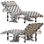 Etro Home Menfi Chaise: Luxury Lounger 3D model small image 6