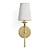 Elegant Modern Candle Wall Sconce 3D model small image 2