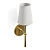 Elegant Modern Candle Wall Sconce 3D model small image 4