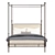 Elegant California King Branwen Bed 3D model small image 3