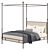 Elegant California King Branwen Bed 3D model small image 4