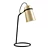 Retro-style Satin Brass Task Lamp 3D model small image 1