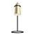 Retro-style Satin Brass Task Lamp 3D model small image 2