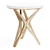 Ivory Limestone Top Accent Table 3D model small image 5