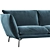 Hugo 3 Sofa with Stitched Cushions 3D model small image 4