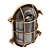 Solid Brass Weatherproof Oval Light 3D model small image 4