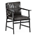 Sensual Ladder Back Armchair: Elegant Comfort 3D model small image 2