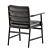 Sensual Ladder Back Armchair: Elegant Comfort 3D model small image 4