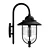 Black Fisherman Outdoor Wall Lantern 3D model small image 5