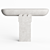 Agatha 06 Console: Pierre de lens Stone 3D model small image 2