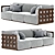 Rugiano Braid Sofa, Modern Design 3D model small image 1