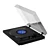 Bluetooth Turntable with Built-In Phono Stage 3D model small image 4