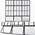  Sleek Aluminium Window Rendering 3D model small image 2