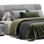 Twils Calvin Double Bed 3D 3D model small image 3