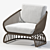 Alaro Lounge Chair by Ann Marie Vering 3D model small image 1