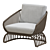 Alaro Lounge Chair by Ann Marie Vering 3D model small image 8