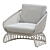 Alaro Lounge Chair by Ann Marie Vering 3D model small image 9