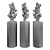 Umberto Mastroianni Sculpture Figure 3D model small image 5