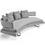 Modern B&B Italia Arne Sofa 3D model small image 5