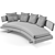 Modern B&B Italia Arne Sofa 3D model small image 6