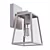 Mystic Black Modern Outdoor Lamp 3D model small image 3