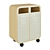 Mobile Recycling Unit for Workplaces 3D model small image 1