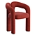  Contemporary Dudet Chair Pair 3D model small image 2