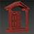 Neoclassical Entryway 3D Model 3D model small image 2