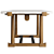 Agatha 03 Oak Stone Table 3D model small image 7
