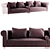 Luxury Comfort in Portofino Sofa 3D model small image 1