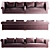 Luxury Comfort in Portofino Sofa 3D model small image 2