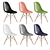 Modern Eames Style Office Chair 3D model small image 3