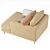 Posh Loaf Love Seat Chaise 3D model small image 5