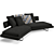 B&B Italia Arne Modern Sofa 3D model small image 3