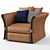 Modern Onda Armchair, Polys 385,256 3D model small image 2