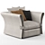 Modern Onda Armchair, Polys 385,256 3D model small image 3