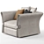 Modern Onda Armchair, Polys 385,256 3D model small image 4