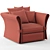 Modern Onda Armchair, Polys 385,256 3D model small image 6