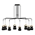 Elegant Zoey Chandelier Sparkles 3D model small image 1