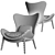 Modern Lounge Chair Lazy Home 3D model small image 7