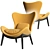 Modern Lounge Chair Lazy Home 3D model small image 9