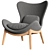 Modern Lounge Chair Lazy Home 3D model small image 11